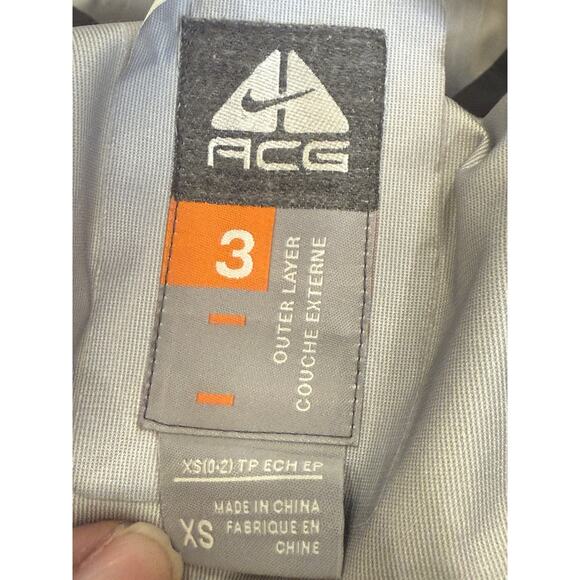 Nike ACG Gore-Tex Jacket Red Hooded Outer Layer Shell Waterproof XSmall Vintage - Picture 6 of 14